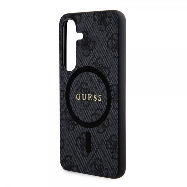 Guess Samsung Galaxy S24 Kuori 4G Pattern MagSafe Musta