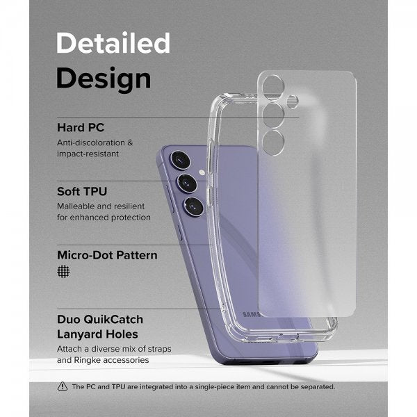 Ringke Samsung Galaxy S24 Suojakuori Fusion Matte Clear