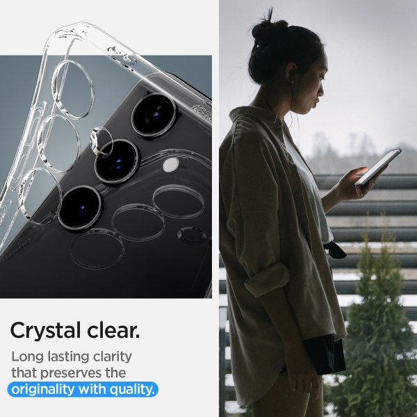 Spigen Samsung Galaxy S24 Kuori Liquid Crystal Crystal Clear