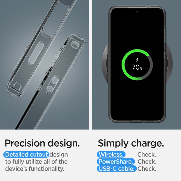 Spigen Samsung Galaxy S24 Kuori Liquid Crystal Space Crystal
