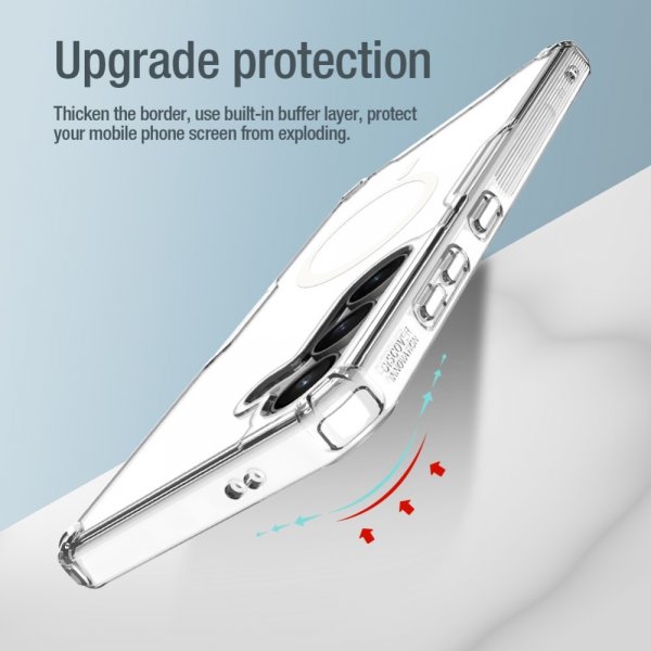 Nillkin Samsung Galaxy S24 Kuori Nature Pro Series MagSafe Läpinäkyvä