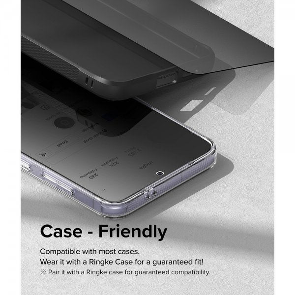 Ringke Samsung Galaxy S24 Näytönsuoja Easy Slide Privacy 2-pack