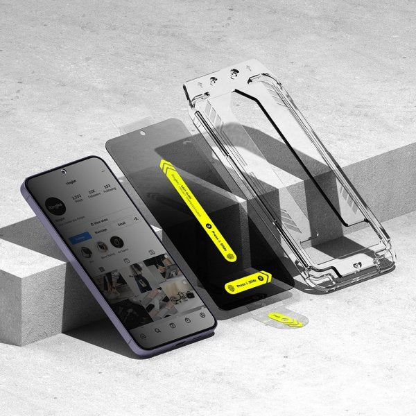 Ringke Samsung Galaxy S24 Näytönsuoja Easy Slide Privacy 2-pack