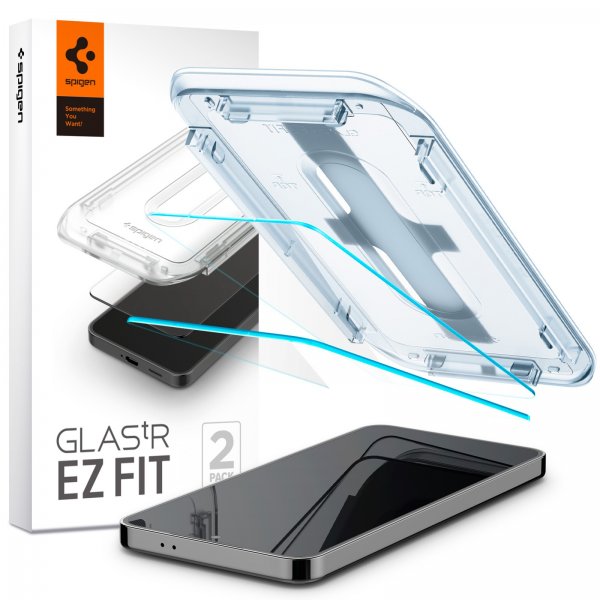 Spigen Samsung Galaxy S24/Galaxy S25 Näytönsuoja GLAS.tR EZ Fit 2-pakkaus