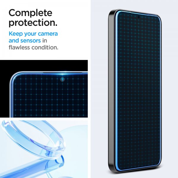 Spigen Samsung Galaxy S24/Galaxy S25 Näytönsuoja GLAS.tR EZ Fit 2-pakkaus