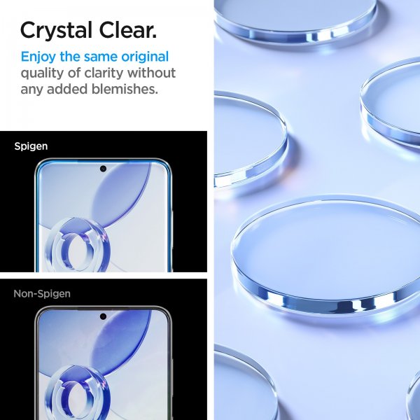 Spigen Samsung Galaxy S24/Galaxy S25 Näytönsuoja GLAS.tR EZ Fit 2-pakkaus