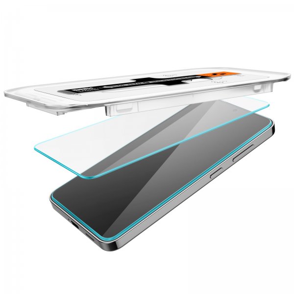 Spigen Samsung Galaxy S24/Galaxy S25 Näytönsuoja GLAS.tR EZ Fit 2-pakkaus