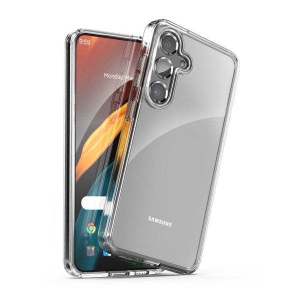Rvelon Samsung Galaxy S24 Kuori Iskunkestävä Läpinäkyvä