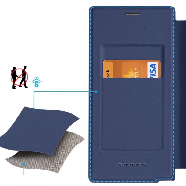 Dux Ducis Samsung Galaxy S24 Ultra Kotelo Skin X Pro Series Jalusta MagSafe Sininen