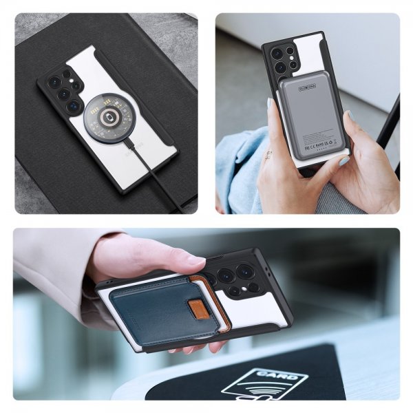 Dux Ducis Samsung Galaxy S24 Ultra Kotelo Skin X Pro Series MagSafe Musta