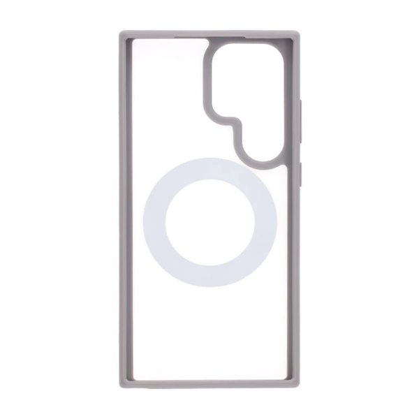 Samsung Galaxy S24 Ultra Kuori Pyörivällä MagSafe-jalustalla Harmaa