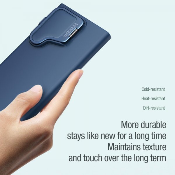 Nillkin Samsung Galaxy S24 Ultra Kuori CamShield Silky Prop Vihreä