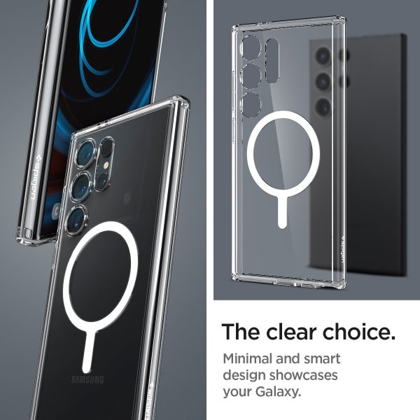Spigen Samsung Galaxy S24 Ultra Ultra Hybrid Metal Ring MagFit -suojakuori