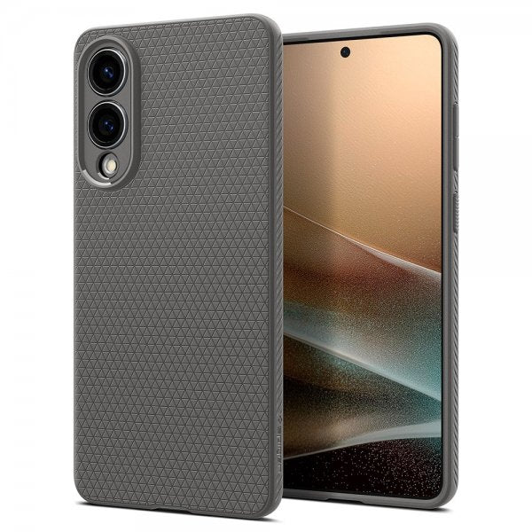 Spigen Samsung Galaxy S25 Edge Kuori Liquid Air Marble Gray