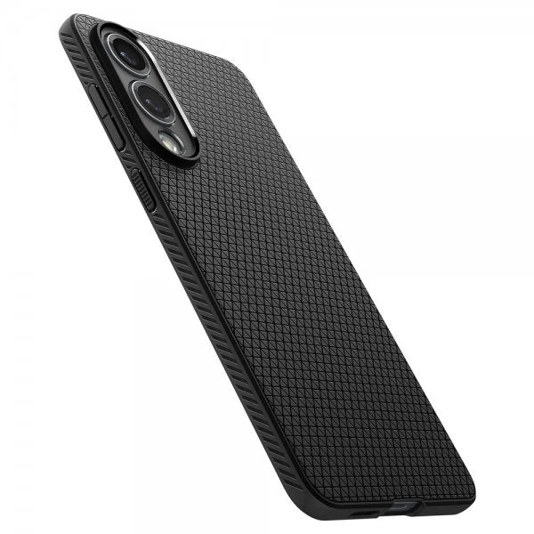 Spigen Samsung Galaxy S25 Edge Suojakuori Liquid Air Mattamusta