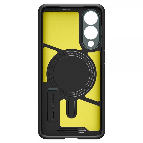 Spigen Samsung Galaxy S25 Edge -suojakuori Tough Armor MagFit Abyss Green