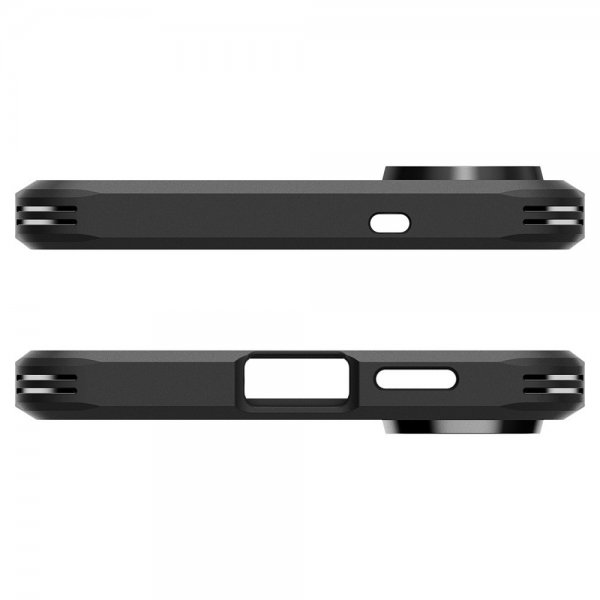 Spigen Samsung Galaxy S25 Edge -suojakuori Tough Armor MagFit, musta