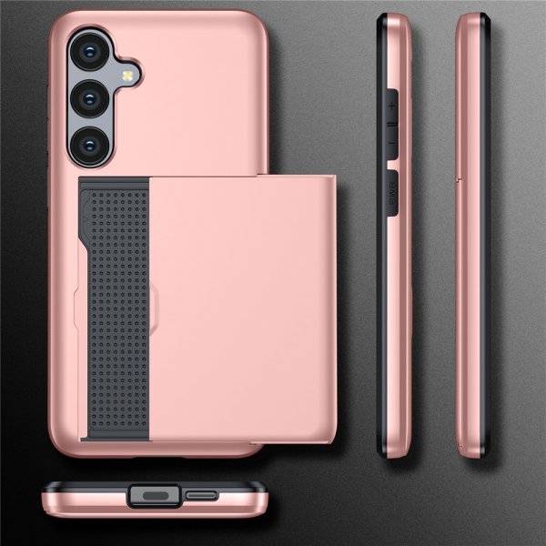 Samsung Galaxy S25 FE Kuori Korttilokero Tummanvihreä