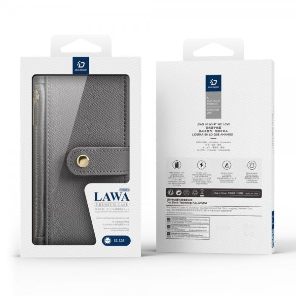 Dux Ducis Samsung Galaxy S25 kotelo 2-in-1 Lawa Series MagSafe Harmaa