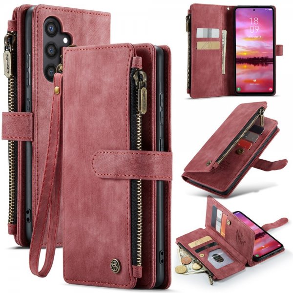 CaseMe Samsung Galaxy S24/S25 Kotelo C30 Series Punainen