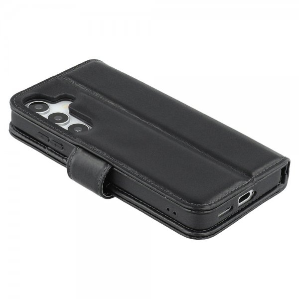 Nordic Covers Samsung Galaxy S24/Galaxy S25 Kotelo Essential Leather Raven Black