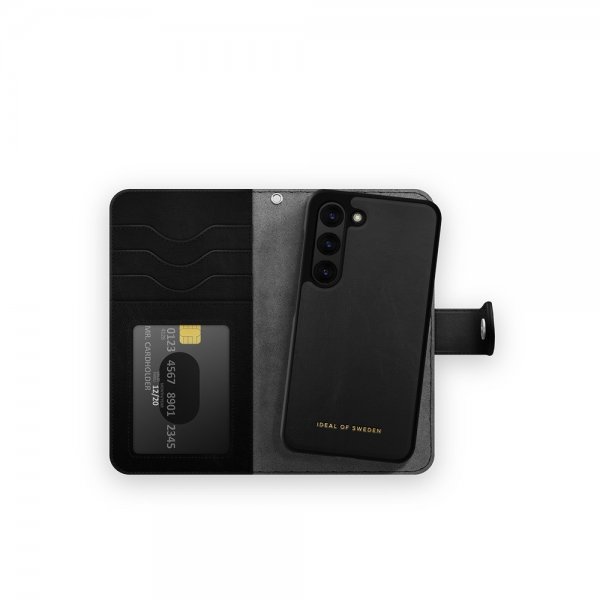 Ideal of Sweden Samsung Galaxy S25 Kotelot Magnet Wallet+ Musta