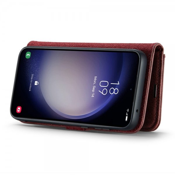 Dg.Ming Samsung Galaxy S25 -suojakotelo irrotettavalla kuorella, punainen