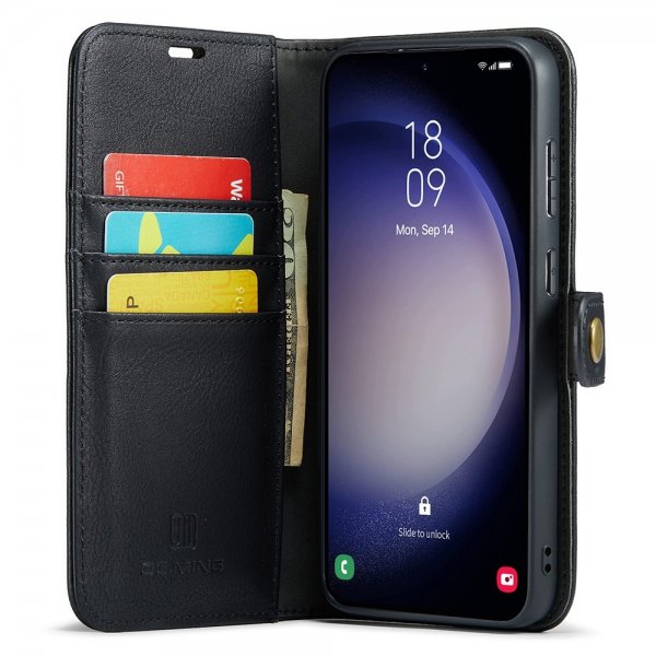 Dg.Ming Samsung Galaxy S25 -suojakotelo irrotettavalla kuorella, musta
