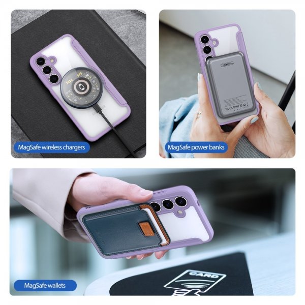Dux Ducis Samsung Galaxy S25 -suojakotelo Skin X Pro Series MagSafe, violetti