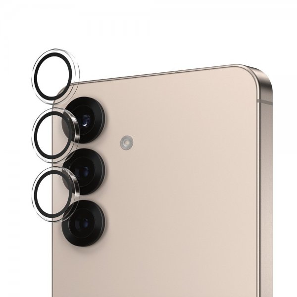 PanzerGlass Samsung Galaxy S25 -kameran suojalasi Hoops, läpinäkyvä