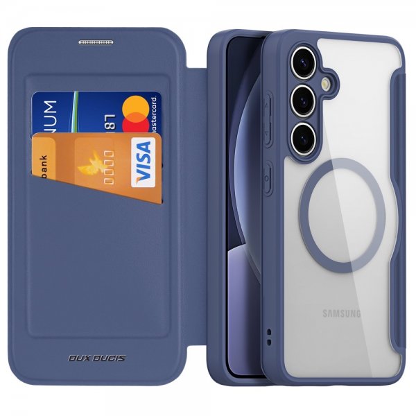Dux Ducis Samsung Galaxy S25 Plus Kotelo Skin X Pro Series MagSafe Sininen