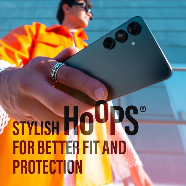 PanzerGlass Samsung Galaxy S25 Plus -kameran suojalasi Hoops, läpinäkyvä