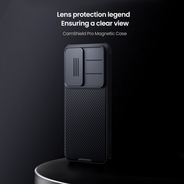 Nillkin Samsung Galaxy S25 Plus CamShield Pro MagSafe Kuori Musta