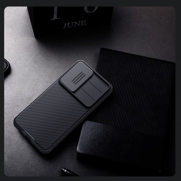 Nillkin Samsung Galaxy S25 Plus -suojakuori, CamShield Pro, musta
