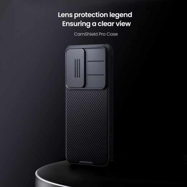 Nillkin Samsung Galaxy S25 Plus -suojakuori, CamShield Pro, musta
