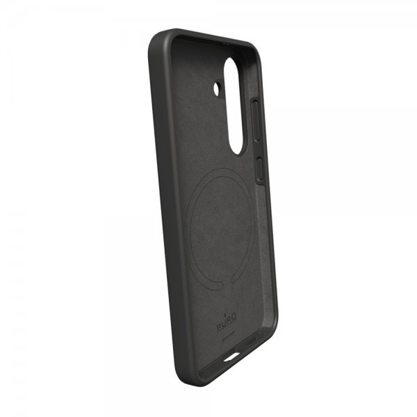 Puro Samsung Galaxy S25 Plus -suojakuori ICON Mag musta