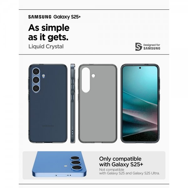 Spigen Samsung Galaxy S25 Plus Kuori Liquid Crystal Space Crystal