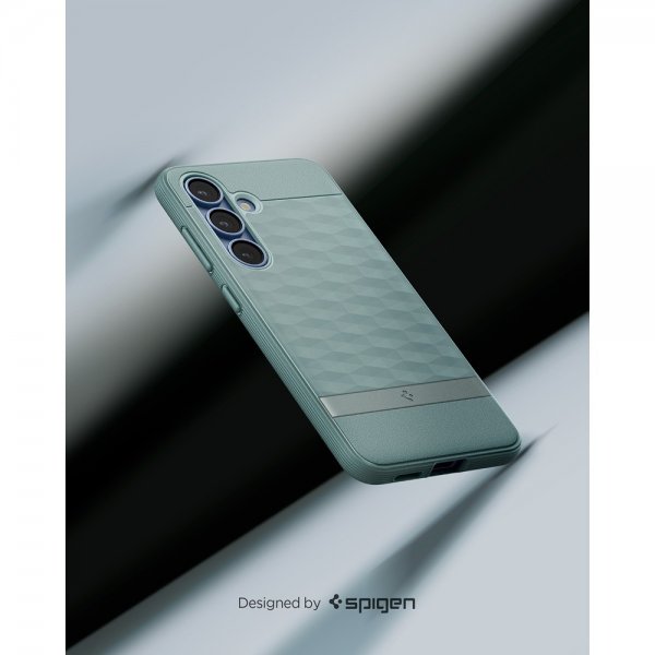 Spigen Samsung Galaxy S25 Plus -suojakuori Parallax MagFit Sage Green