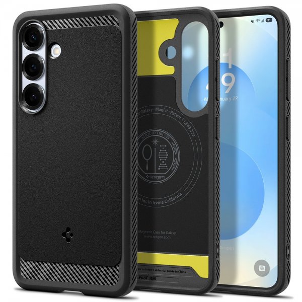 Spigen Samsung Galaxy S25 Plus Kuori Rugged Armor MagFit Mattamusta