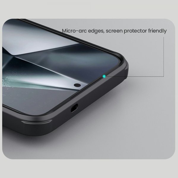 Nillkin Samsung Galaxy S25 -suojakuori Super Frosted Shield Pro MagSafe, musta
