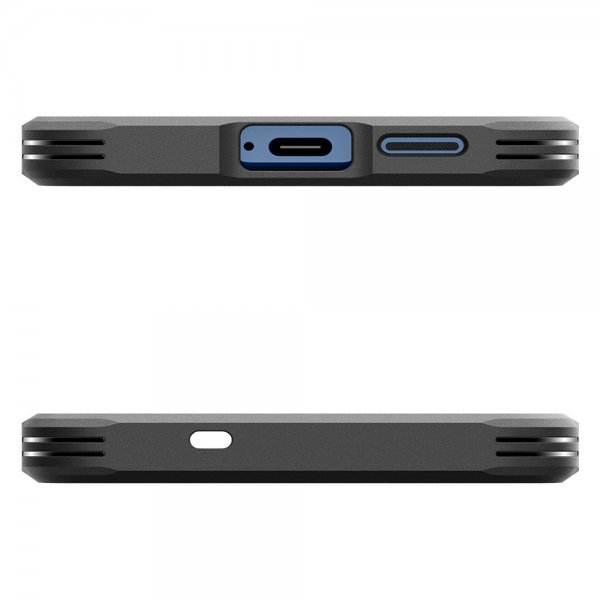 Spigen Samsung Galaxy S25 -kuori Tough Armor MagFit, musta