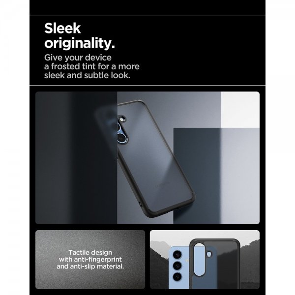 Spigen Samsung Galaxy S25 -suojakuori Ultra Hybrid Frost Black