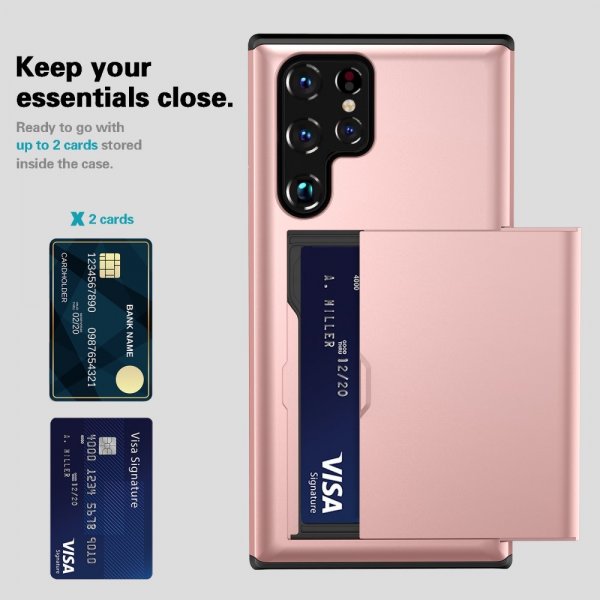 Samsung Galaxy S25 Ultra Kuoret Korttilokero Sininen