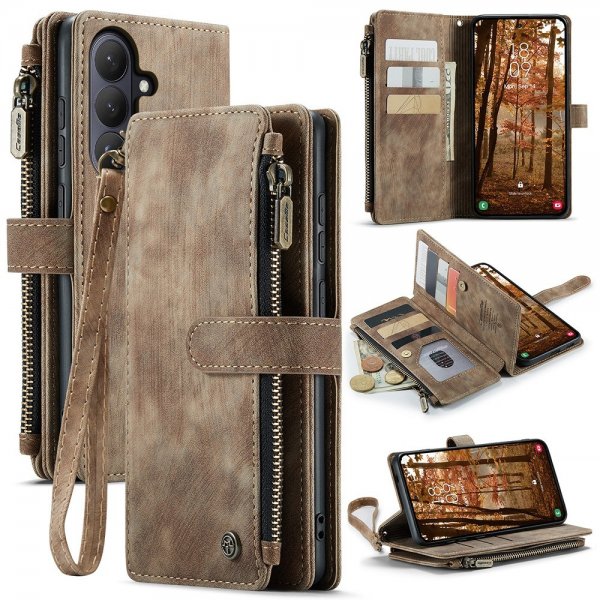 CaseMe Samsung Galaxy S26 -kotelo C30-sarja Ruskea