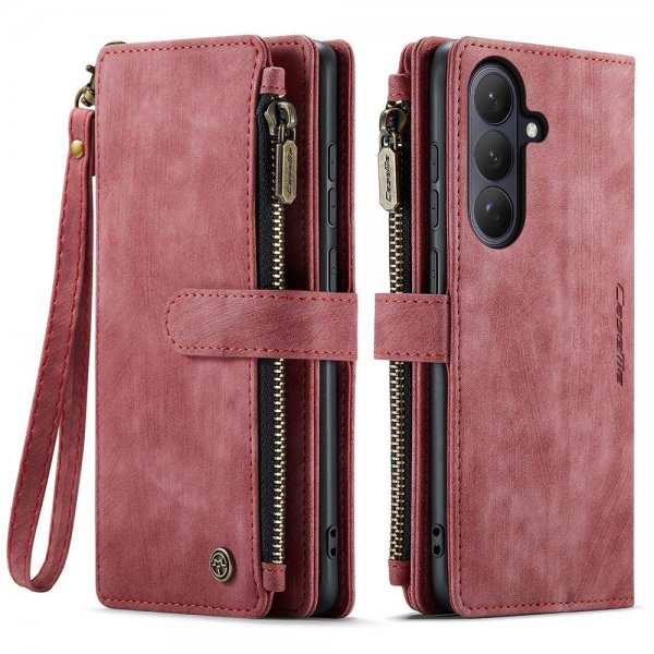 CaseMe Samsung Galaxy S26 -kotelo, C30-sarja, punainen
