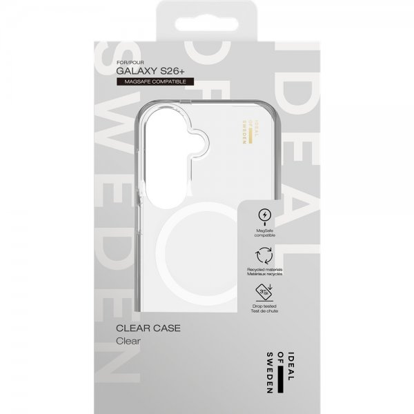 Ideal of Sweden Samsung Galaxy S26 Plus -suojakuori Clear Case MagSafe Transparent