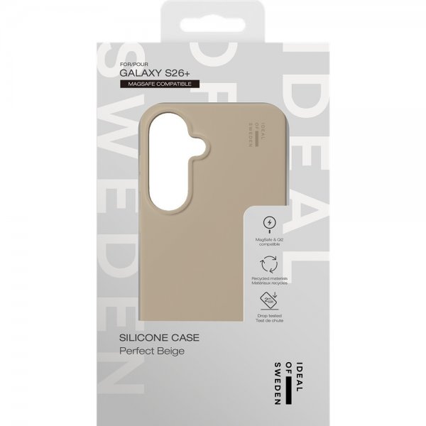Ideal of Sweden Samsung Galaxy S26 Plus -silikonikuori MagSafe Perfect Beige