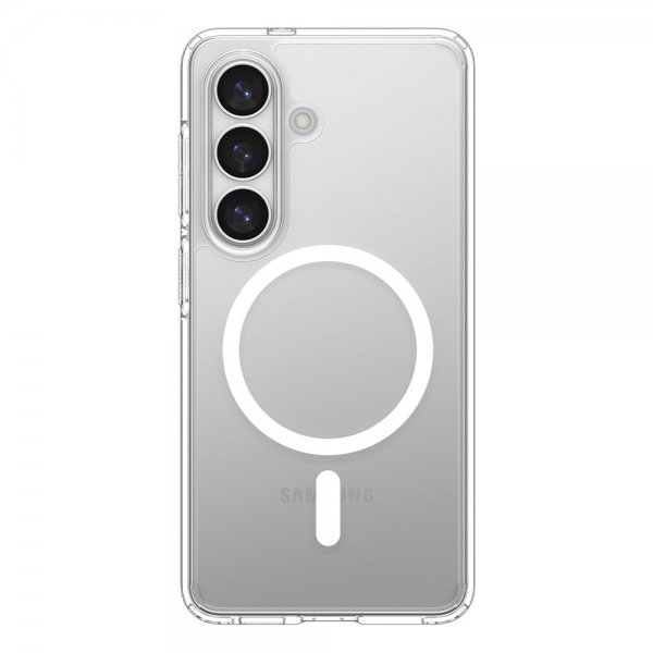 Spigen Samsung Galaxy S26 Plus Ultra Hybrid MagFit kirkas kuori valkoinen
