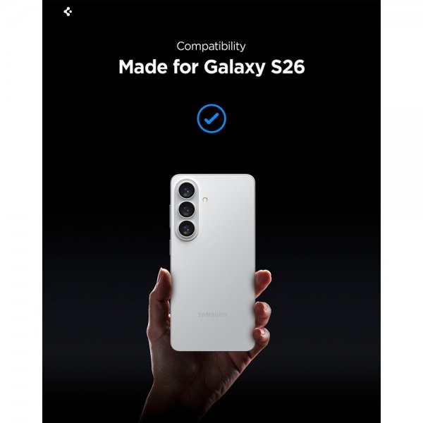 Spigen Samsung Galaxy S26 -näytönsuoja GLAS.tR EZ Fit Pro 2 kpl