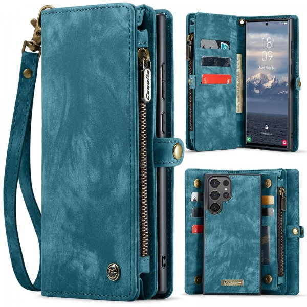 CaseMe Samsung Galaxy S26 Ultra -kotelo 008-sarja, irrotettava kuori, sininen